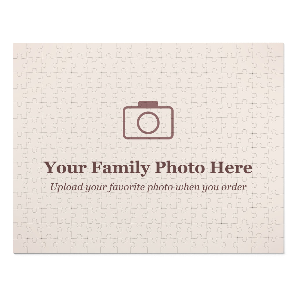 Personalized family photo jigsaw puzzle, 252 pieces, with your own photo