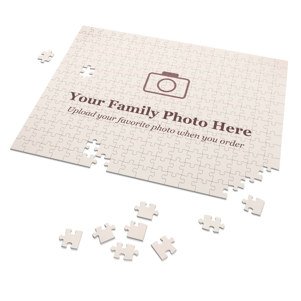 Personalized family photo puzzle with gift tin - additional view