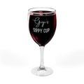 Gigi's Sippy Cup" Personalized Wine Glass