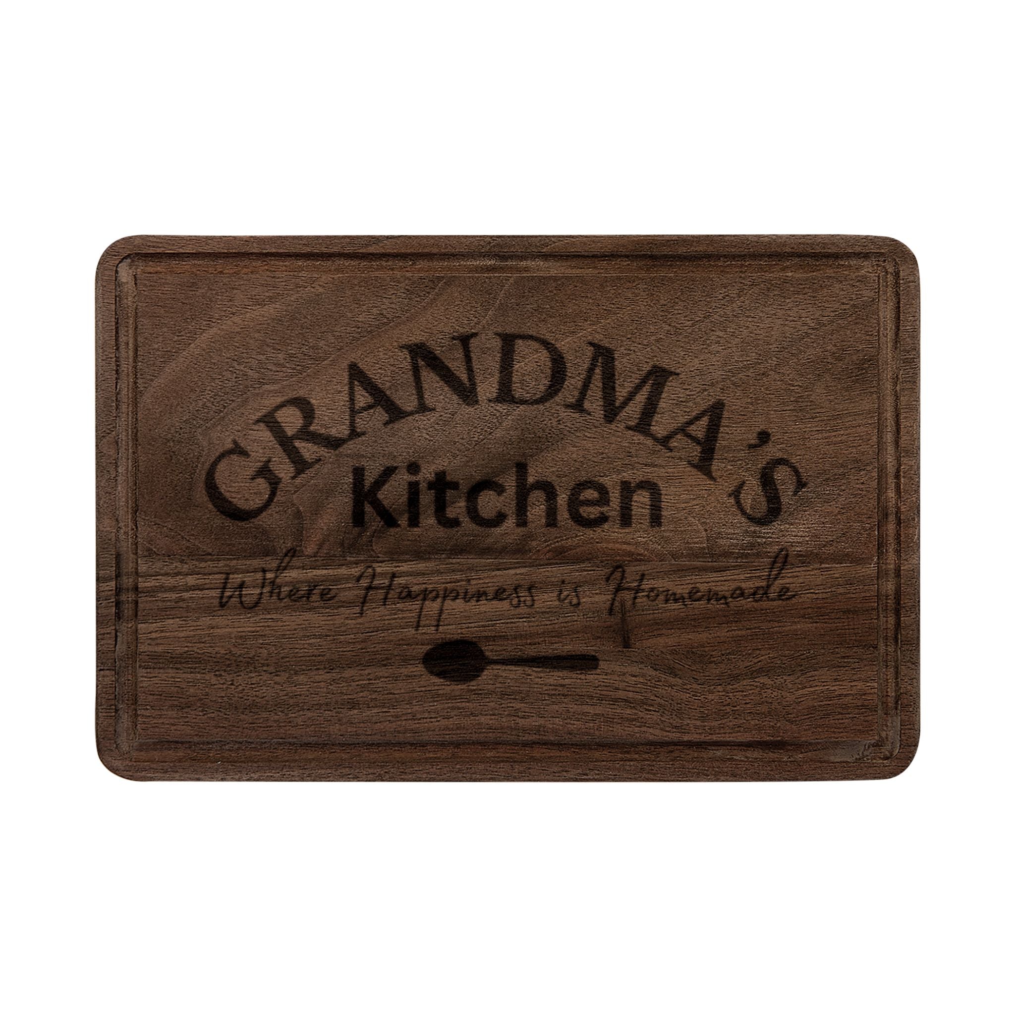 Grandma's Kitchen engraved Cutting Board | personalized wooden serving board