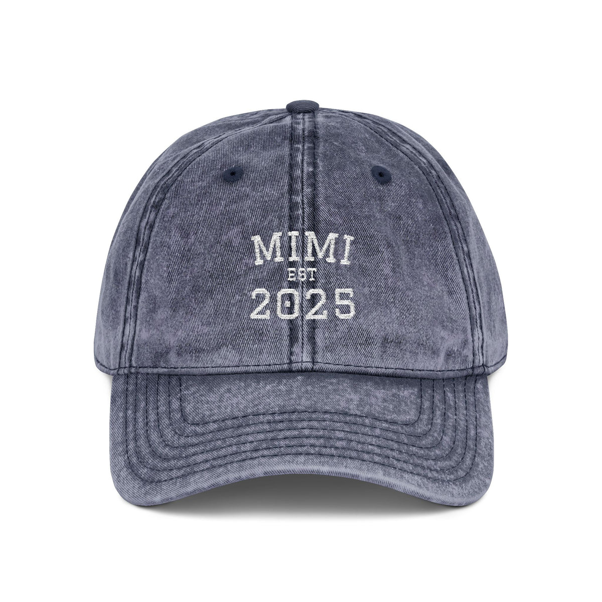 Mimi Embroidered Vintage Cap — Personalized 'EST. [Year]' Mimi Hat, New Mimi Gift