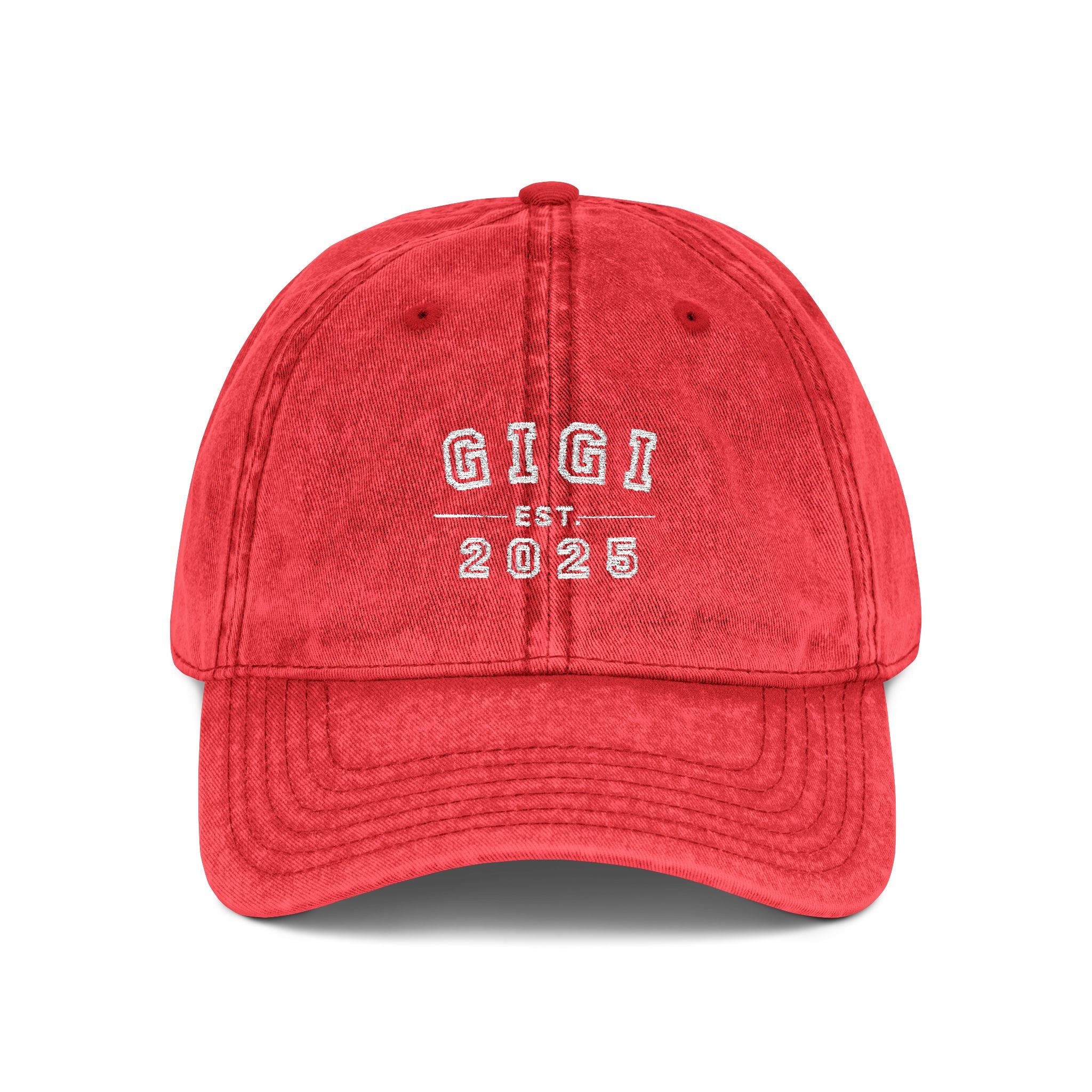 Vintage Embroidered Cap for Gigi