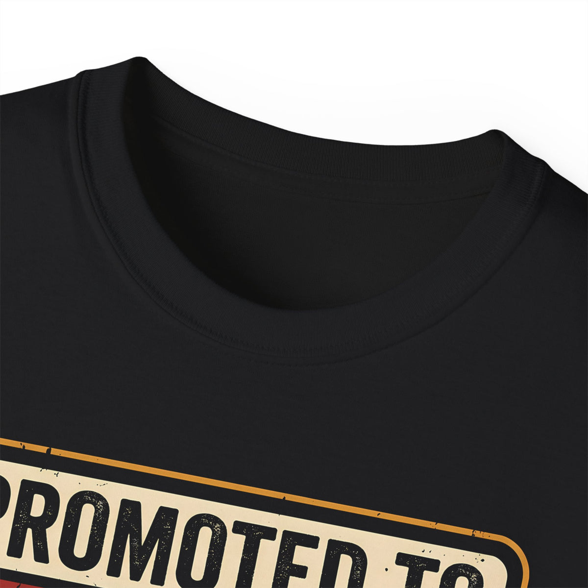 Promoted to Grandpa retro t-shirt with beer mug and baby bottle - additional view