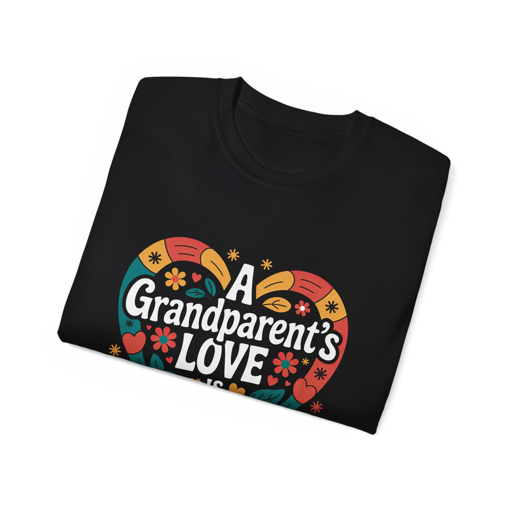 A Grandparent's Love Is Forever floral t-shirt - additional view