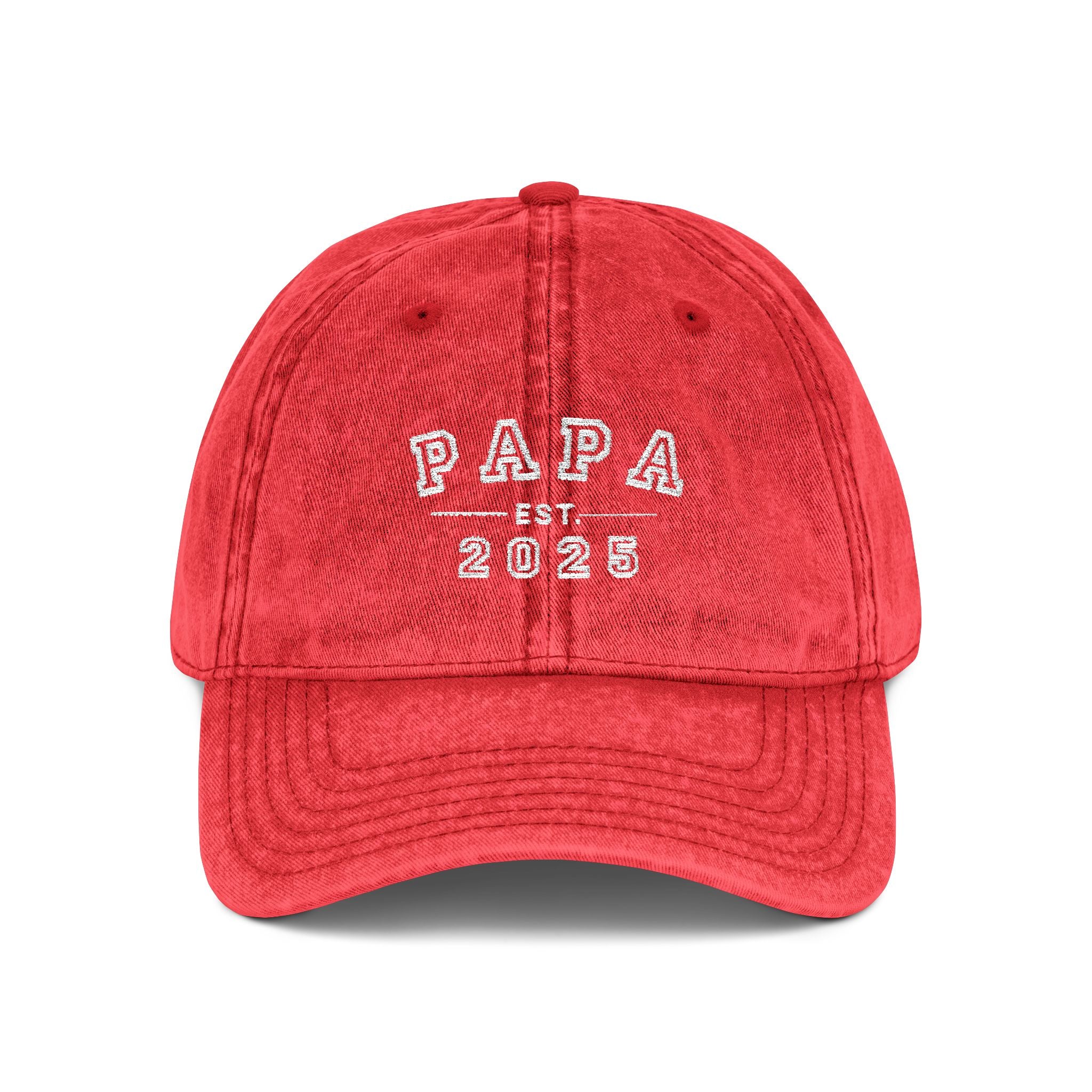 Vintage Embroidered Cap for Papa