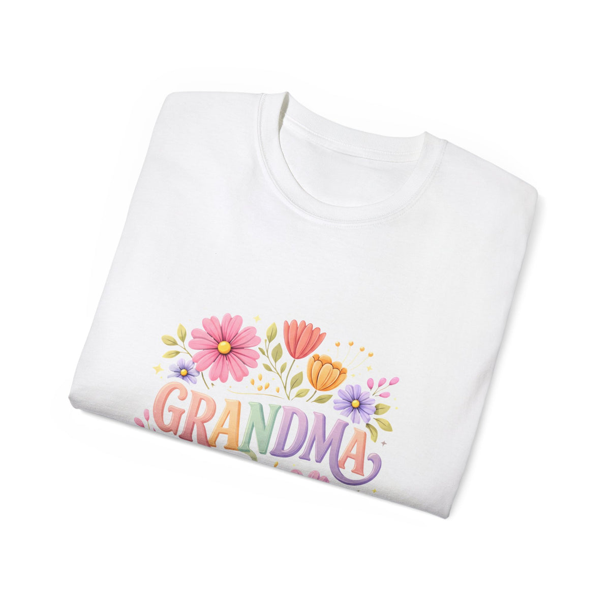 Grandma pastel floral t-shirt - additional view