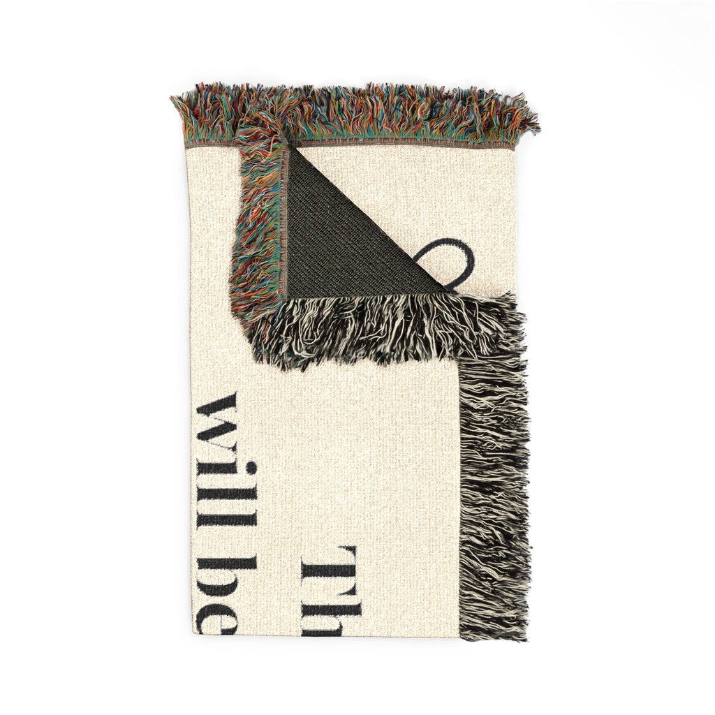 Grandparent's Love Woven Blanket — Sentimental Gift with Quote