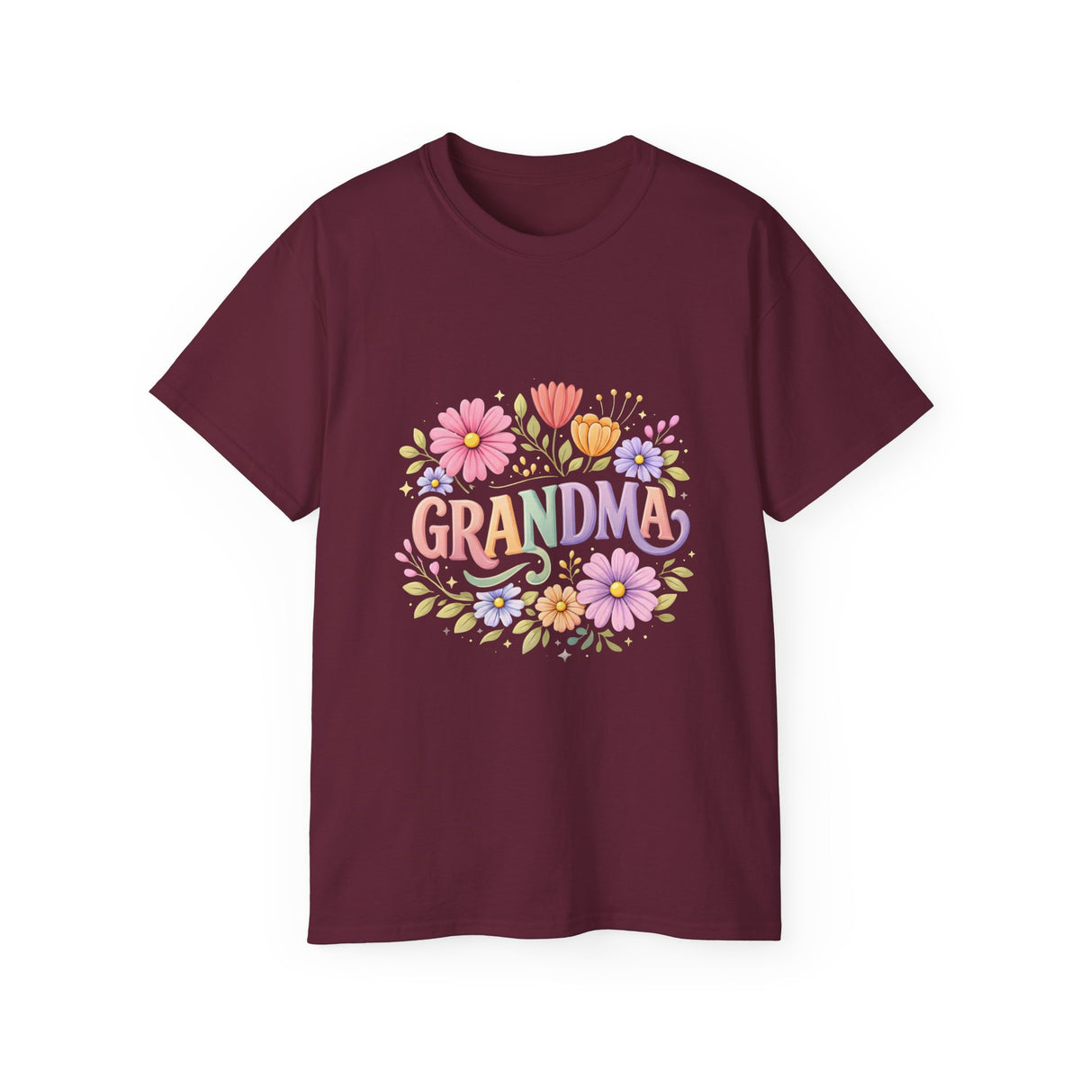 Grandma pastel floral t-shirt - additional view