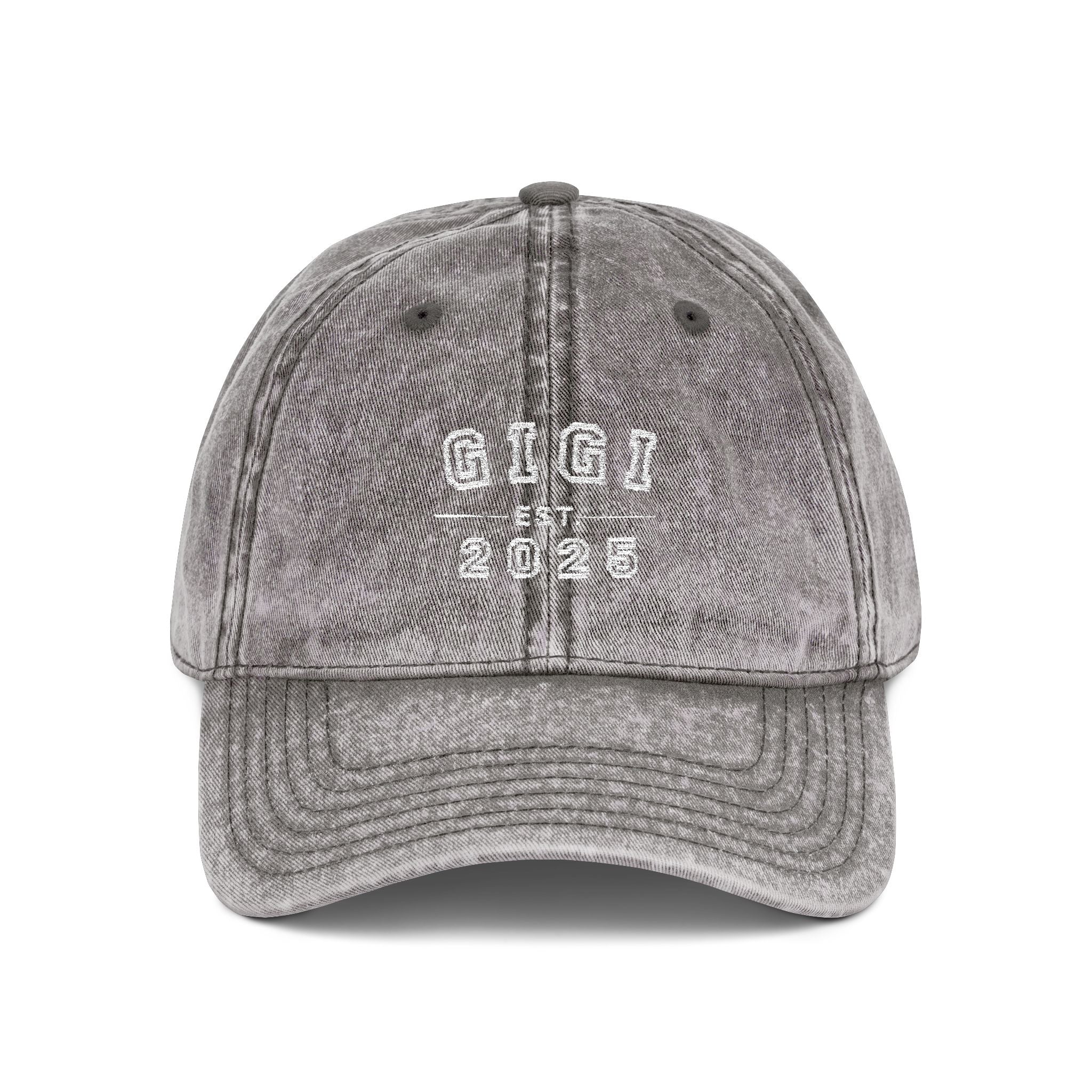 Vintage Embroidered Cap for Gigi
