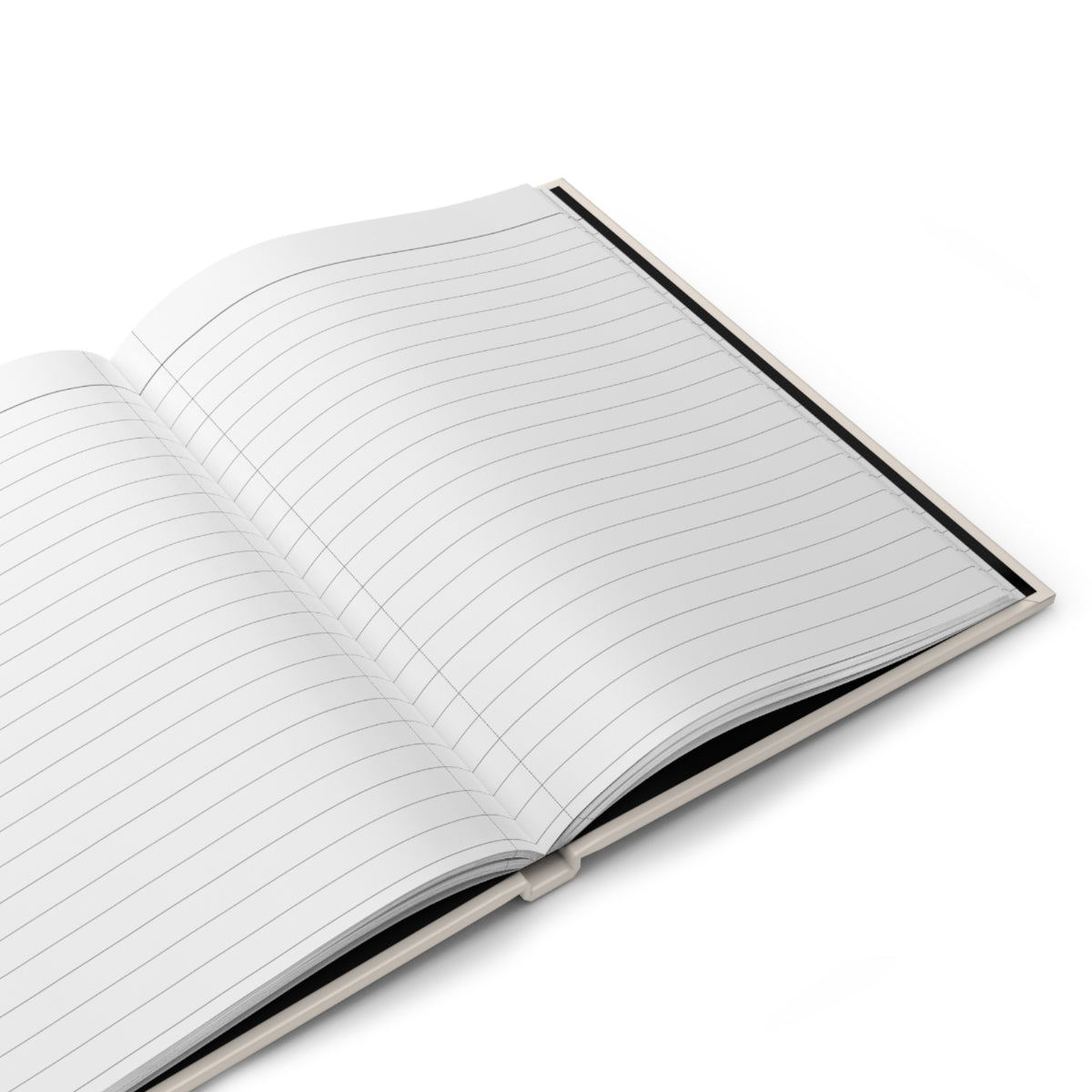 Grandma's Recipe Keeper family recipe book - lined pages view