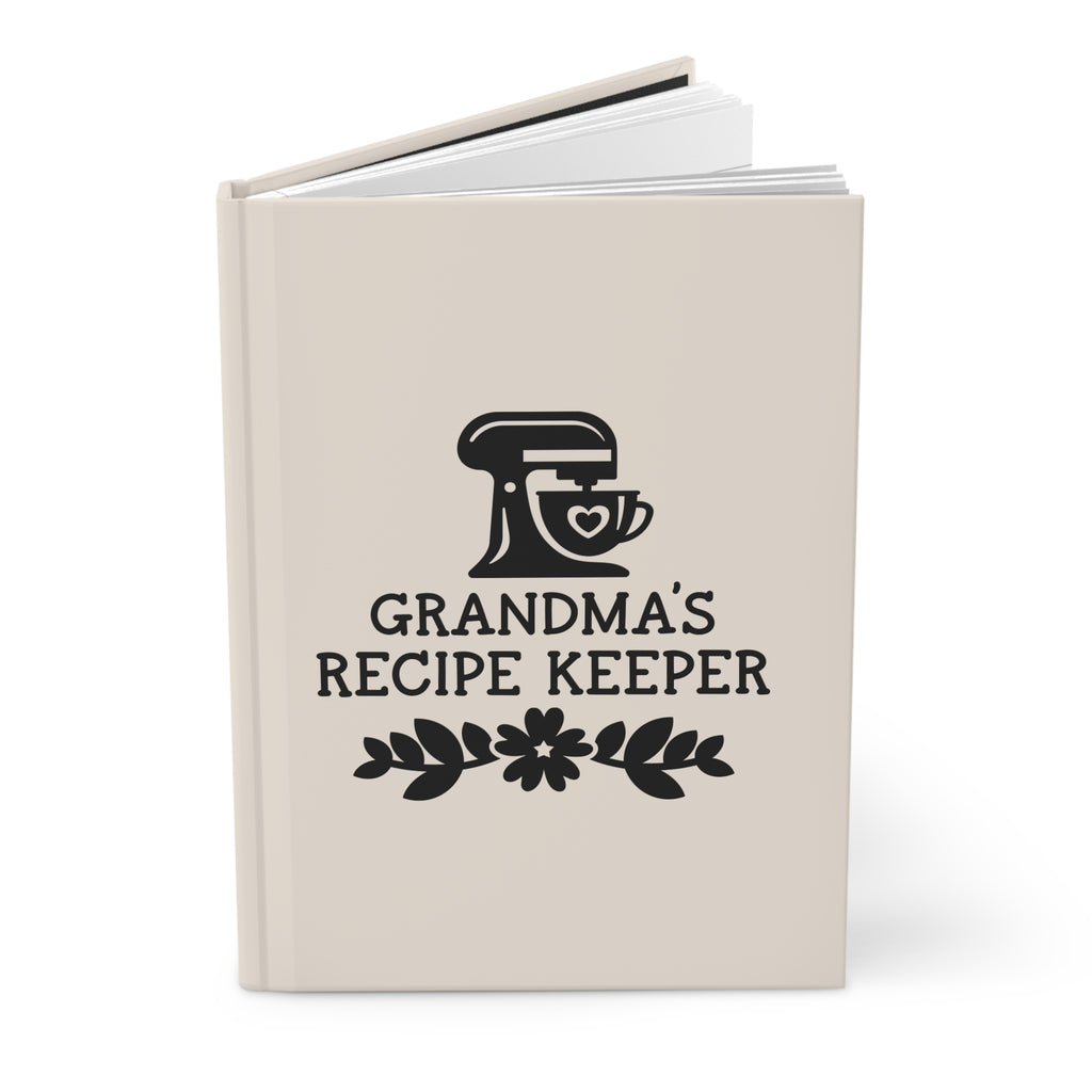 Grandma's Recipe Keeper journal - cover detail