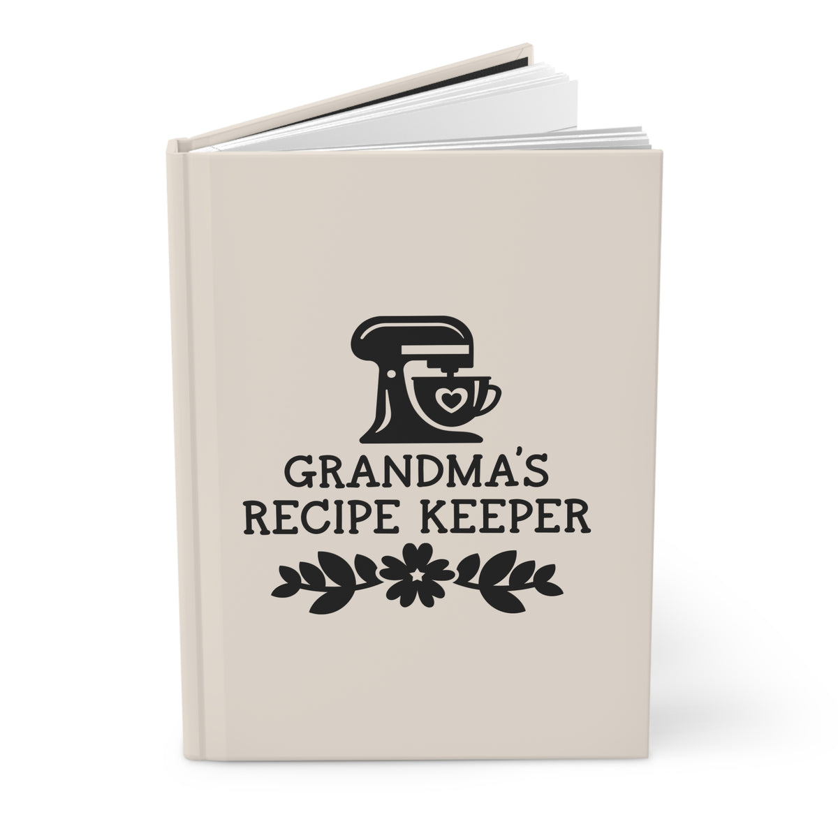 Grandma's Recipe Keeper journal - cover detail