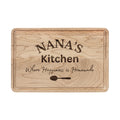 Nana's Kitchen engraved Cutting Board | personalized wooden serving board