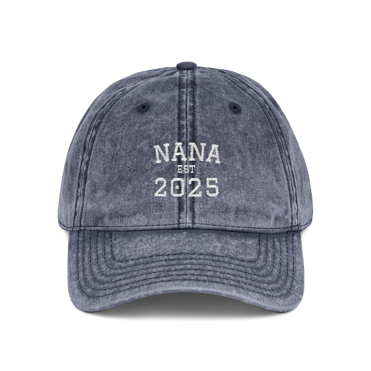 Nana Embroidered Vintage Cap — Personalized 'EST. [Year]' Nana Hat, New Nana Gift