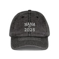 Nana Embroidered Vintage Cap — Personalized 'EST. [Year]' Nana Hat, New Nana Gift
