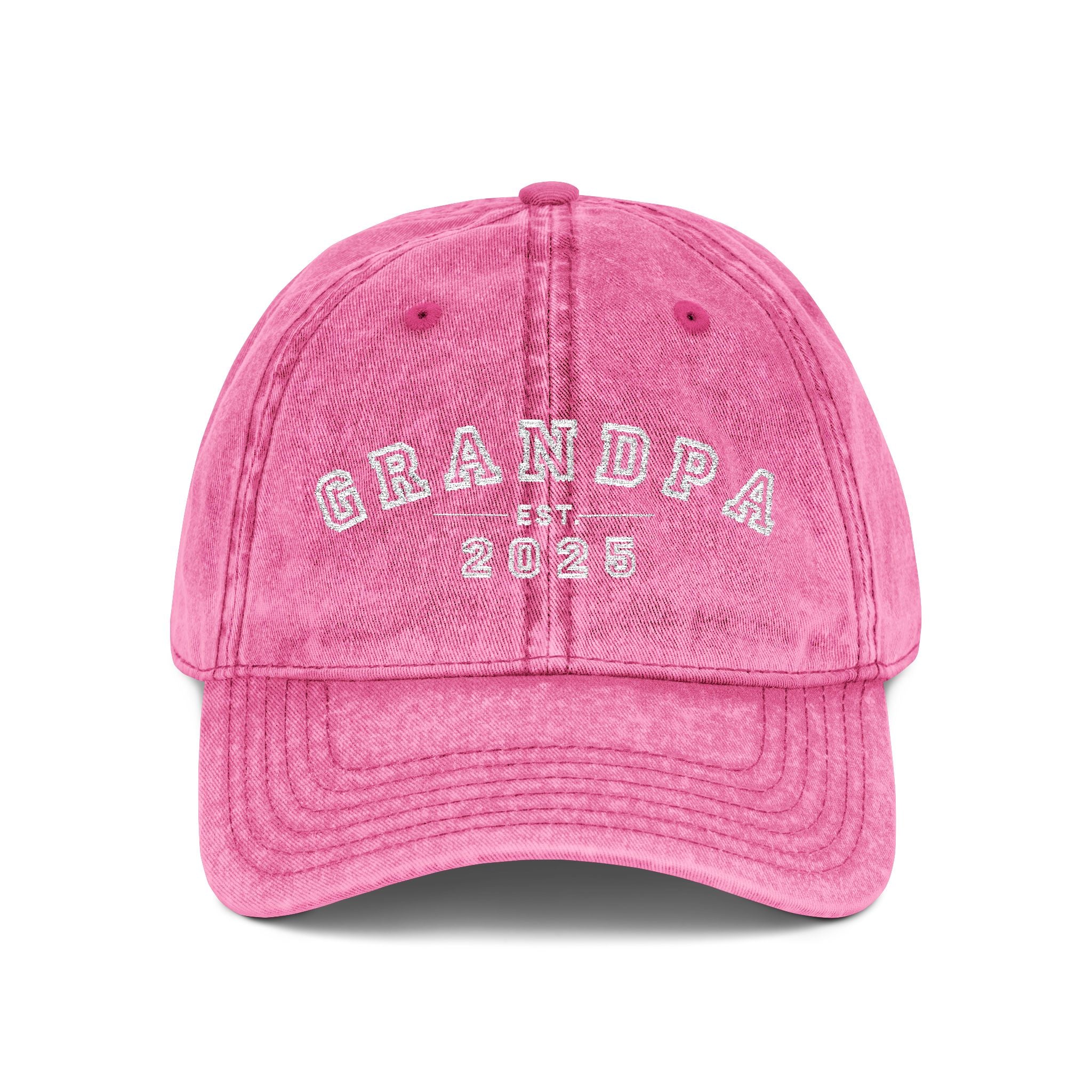 Vintage Embroidered Cap for Grandpa
