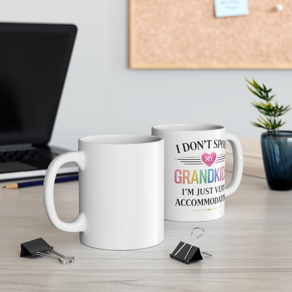 I Don't Spoil My Grandkids 11 oz coffee mug - lifestyle photo 2